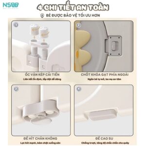 Quây nhựa gấp gọn Pakey khủng long