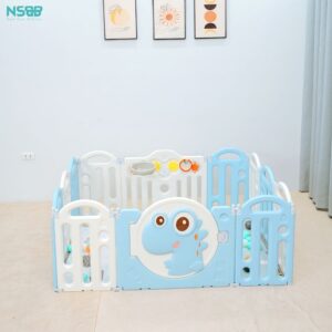 Quây nhựa gấp gọn Pakey khủng long