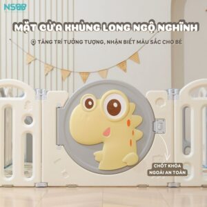 Quây nhựa gấp gọn Pakey khủng long