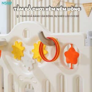 Quây nhựa gấp gọn Pakey khủng long