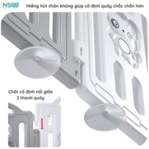 Quây cũi nhựa tháo lắp Little Bear