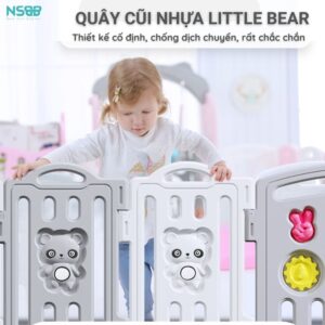 Quây cũi nhựa tháo lắp Little Bear