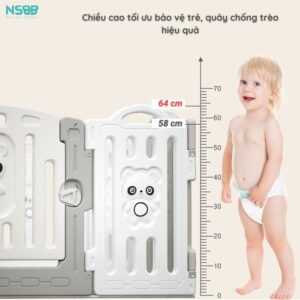 Quây cũi nhựa tháo lắp Little Bear