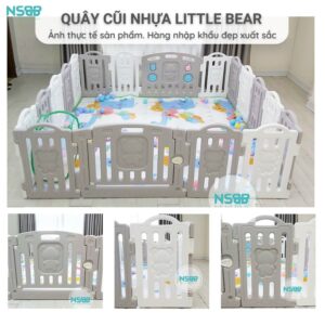 Quây cũi nhựa tháo lắp Little Bear