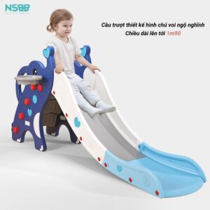 Cầu trượt cho bé Pakey voi cao cấp