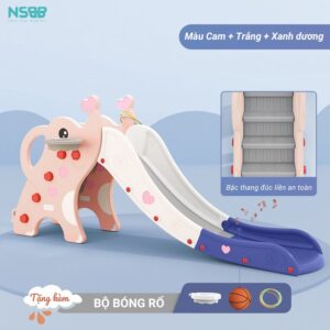 Cầu trượt cho bé Pakey voi cao cấp