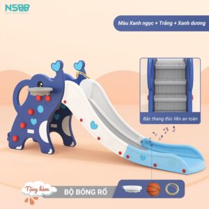 Cầu trượt cho bé Pakey voi cao cấp