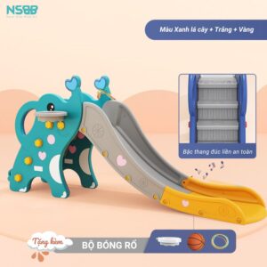 Cầu trượt cho bé Pakey voi cao cấp