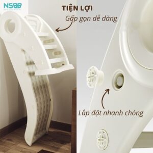 Cầu trượt gấp gọn cho bé Pakey Simple