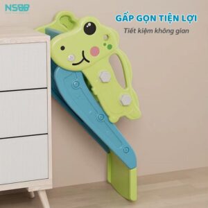 Cầu trượt đơn khủng long KS01