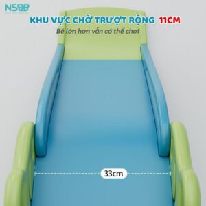 Cầu trượt đơn khủng long KS01