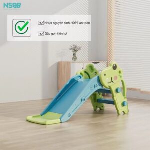 Cầu trượt đơn khủng long KS01