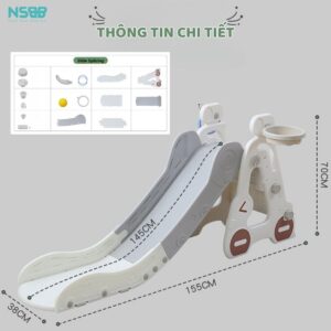 Cầu trượt cho bé ô tô KS03