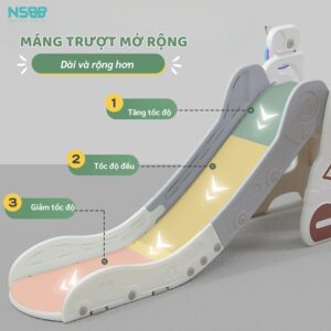 Cầu trượt cho bé ô tô KS03