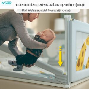 Thanh chắn giường bảo vệ bé Pakey Pro A1