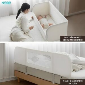 Thanh chắn giường đa năng gấp gọn Pakey