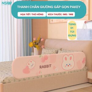 Thanh chắn giường gấp gọn Pakey mẫu mới nhất 2024