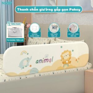 Thanh chắn giường gấp gọn Pakey mẫu mới nhất 2024