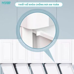 Tủ nhựa cho bé, tủ quần áo cho bé cao cấp, nhập khẩu BG002
