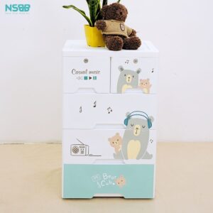 Tủ nhựa cho bé, tủ quần áo cho bé cao cấp, nhập khẩu BG002