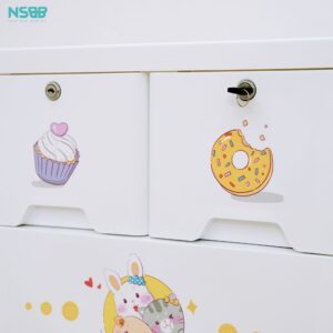 Tủ nhựa cho bé, tủ quần áo cho bé cao cấp, nhập khẩu BG002