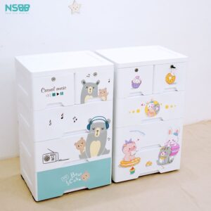 Tủ nhựa cho bé, tủ quần áo cho bé cao cấp, nhập khẩu BG002