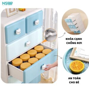 Tủ nhựa cho bé Pakey SK002