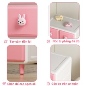 Tủ nhựa cho bé Pakey SK002