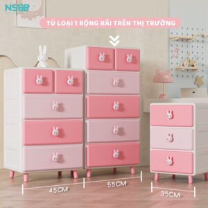 Tủ nhựa cho bé Pakey SK002