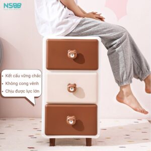 Tủ nhựa cho bé Pakey SK002