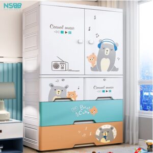 Tủ đựng đồ cho bé mẫu mới, tủ nhựa Pakey SK003