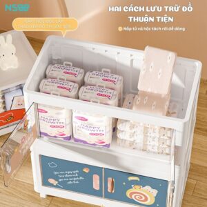 Tủ nhựa cánh trong Pakey SK007