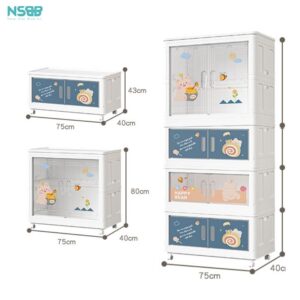 Tủ nhựa cánh trong Pakey SK007