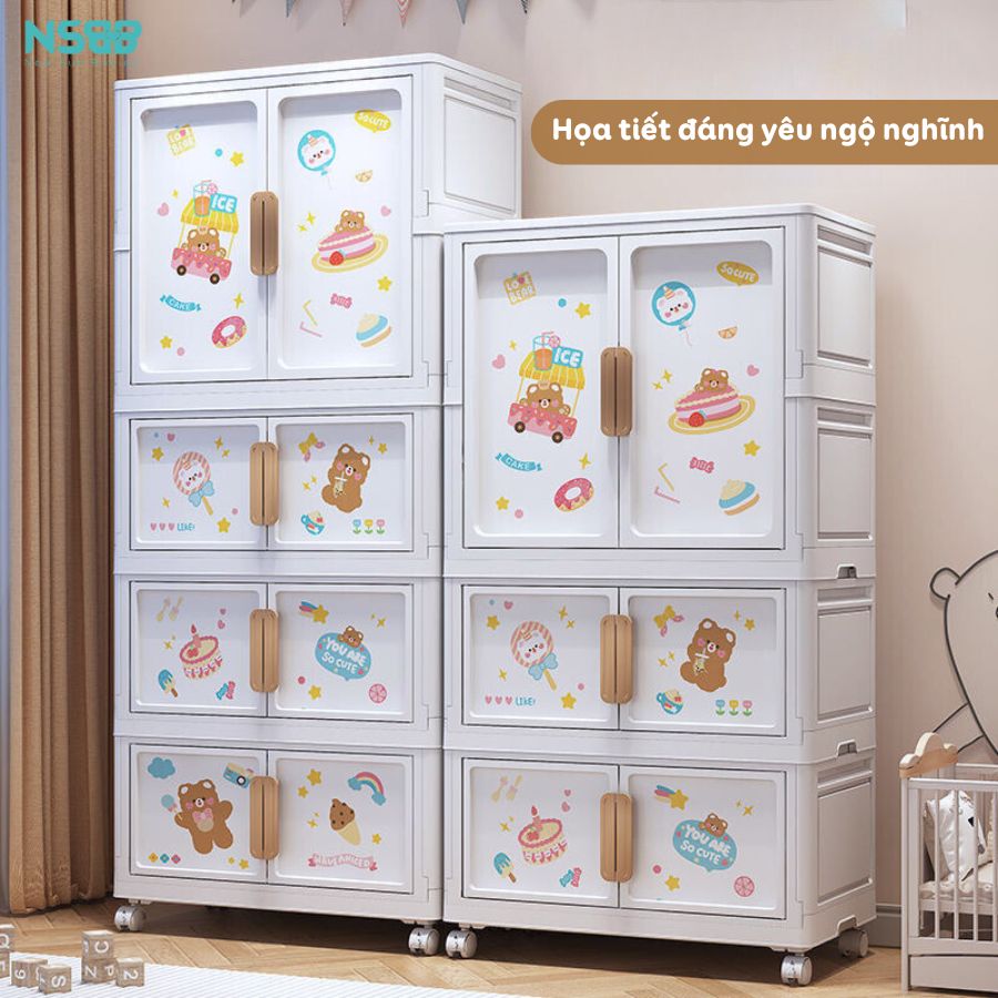 Tủ nhựa cho bé Pakey SK008