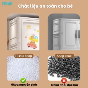 Tủ nhựa cho bé Pakey SK008