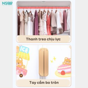 Tủ nhựa cho bé Pakey SK008