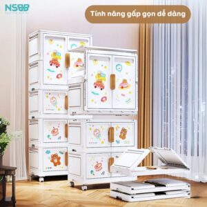 Tủ nhựa cho bé Pakey SK008