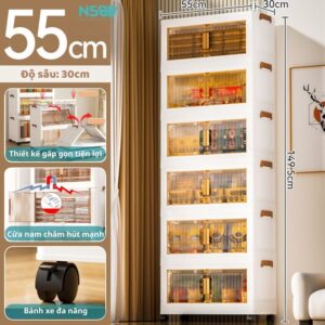 Tủ nhựa gấp gọn cánh trong SK009