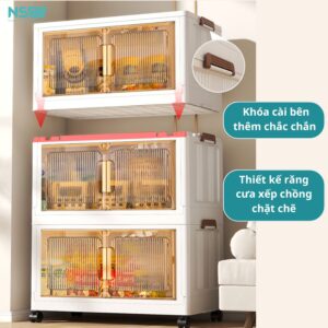 Tủ nhựa gấp gọn cánh trong SK009