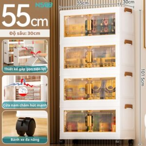 Tủ nhựa gấp gọn cánh trong SK009