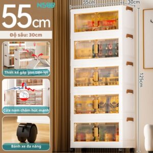 Tủ nhựa gấp gọn cánh trong SK009