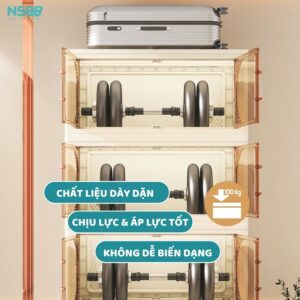 Tủ nhựa gấp gọn cánh trong SK009