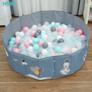 Bể vải có họa tiết kem be hình tròn