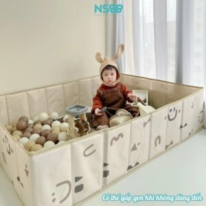 Bể bóng vải cho bé Pakey hình chữ nhật