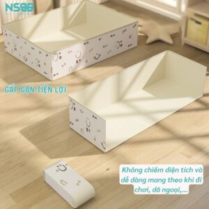 Bể bóng vải cho bé Pakey hình chữ nhật