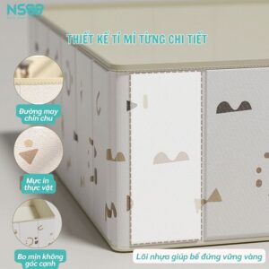 Bể bóng vải cho bé Pakey hình chữ nhật