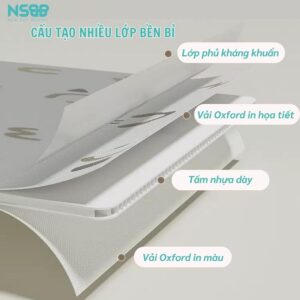 Bể bóng vải cho bé Pakey hình chữ nhật