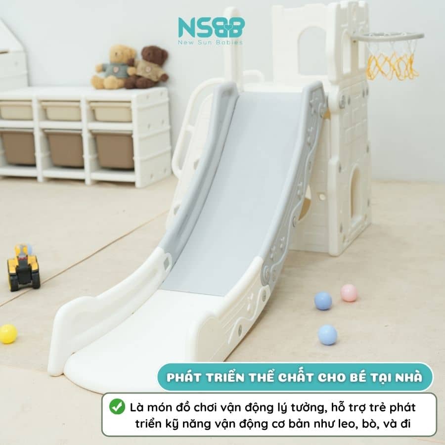 Cầu trượt Pakey lâu đài P-CS06