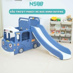 Cầu trượt Pakey xe bus máng dài
