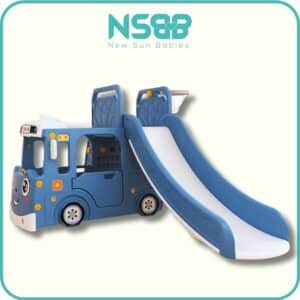 Cầu trượt Pakey xe bus máng dài